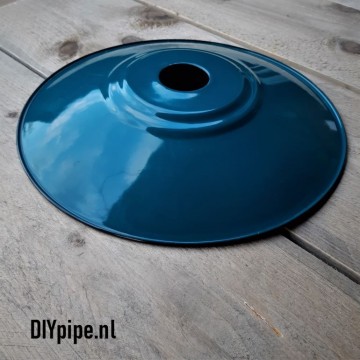 Emaillen lampschaal 280 petrol