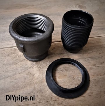 DIY Fitting binnendraad met schroefrand