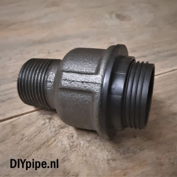DIY fitting met buitendraad