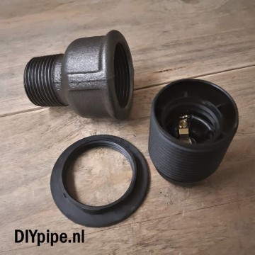 DIY fitting met buitendraad